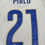 Thumbnail: pirlo italy 2014 away jersey Back Close Up View
