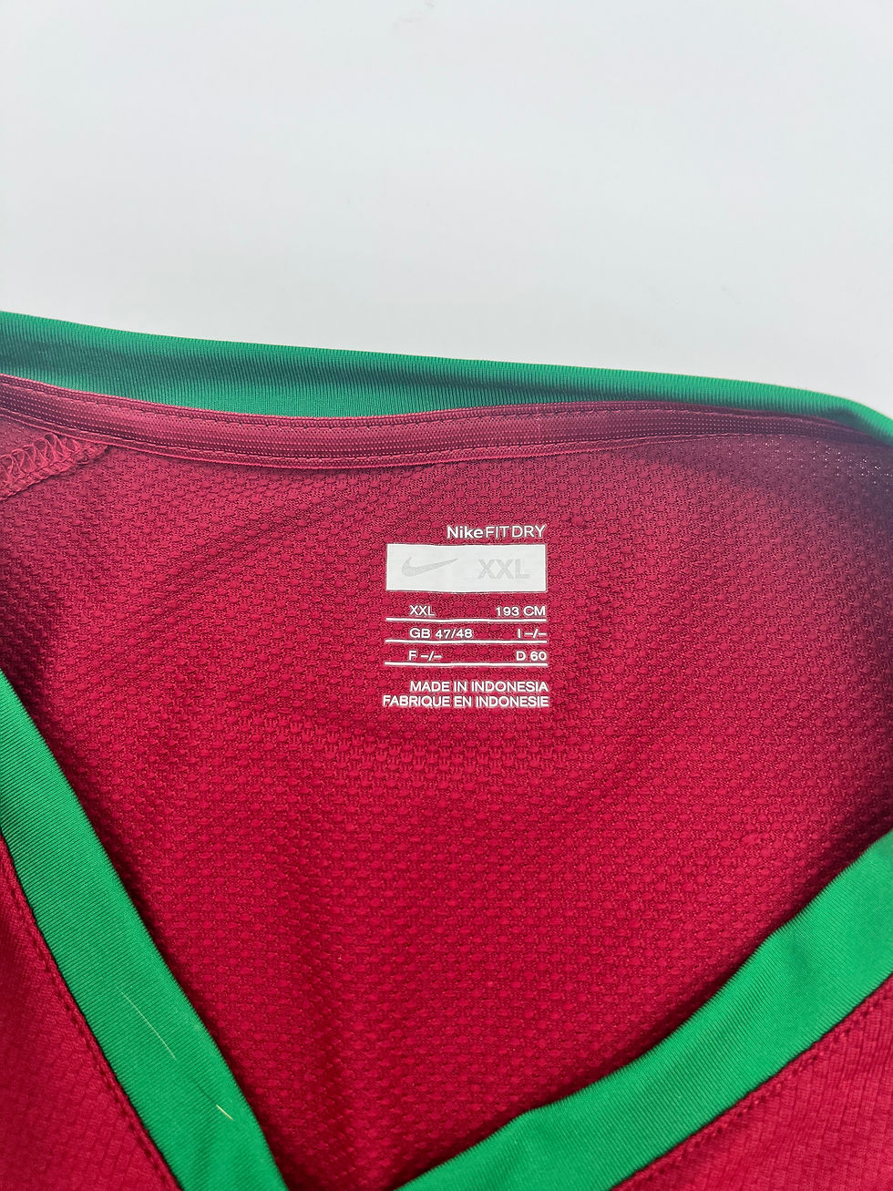 Thumbnail: Cristiano Ronaldo Long Sleeve Portugal 2006 Home XXL Detail