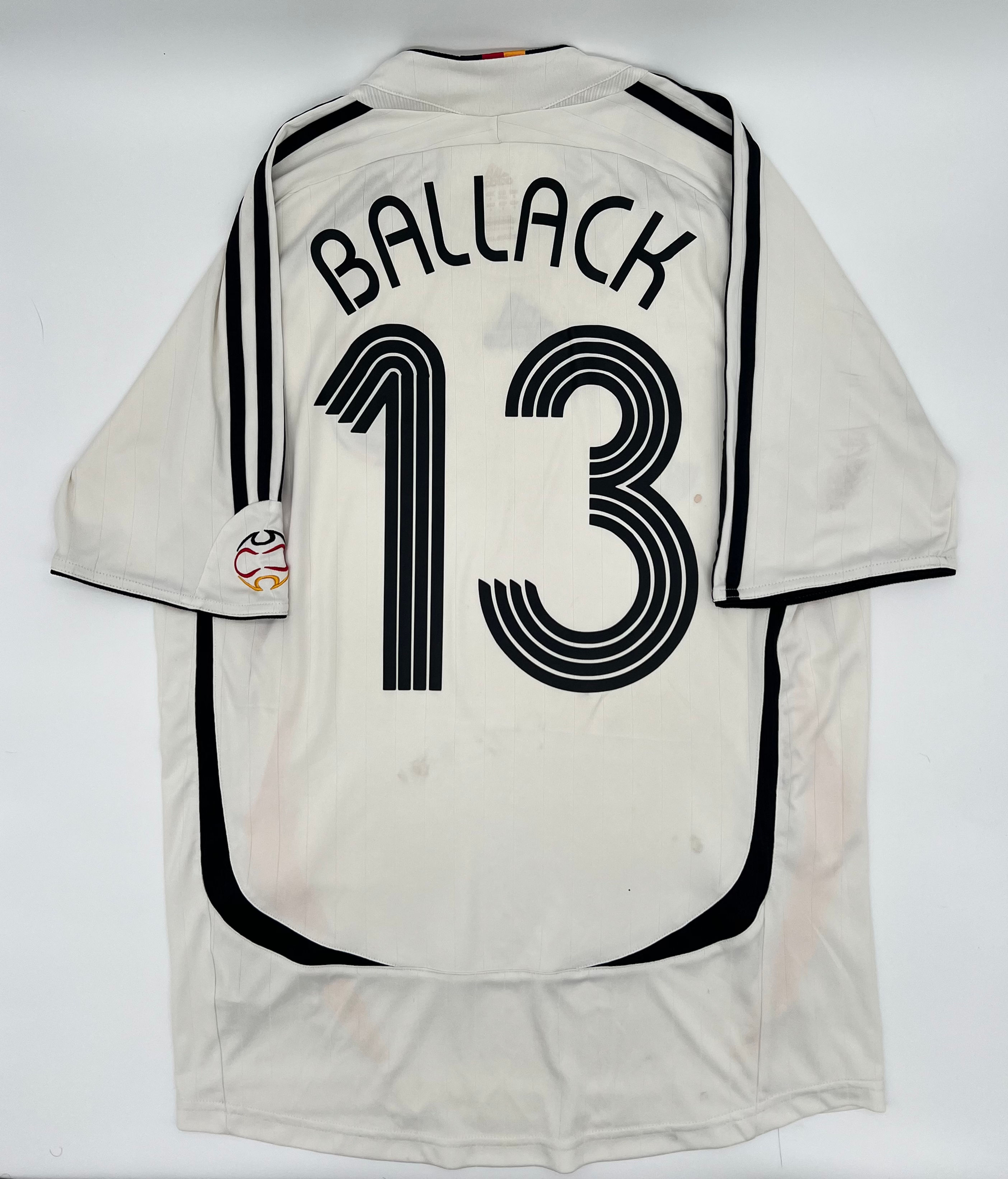 ballack germany 2005 home jersey s Back View