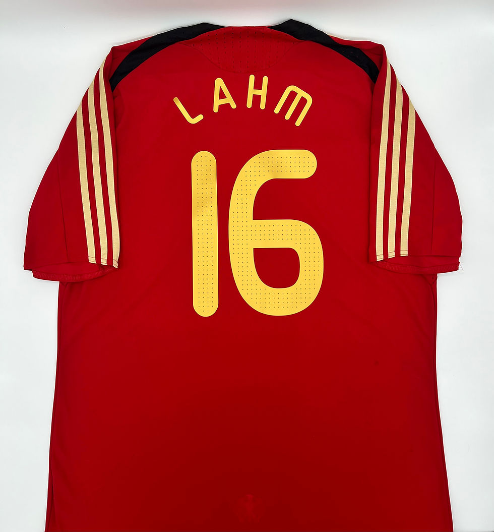 Lahm Germany 2008 Away Jersey XL Back View
