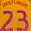 Thumbnail: Arshavin Arsenal 2008 Away Jersey M Back Close Up View