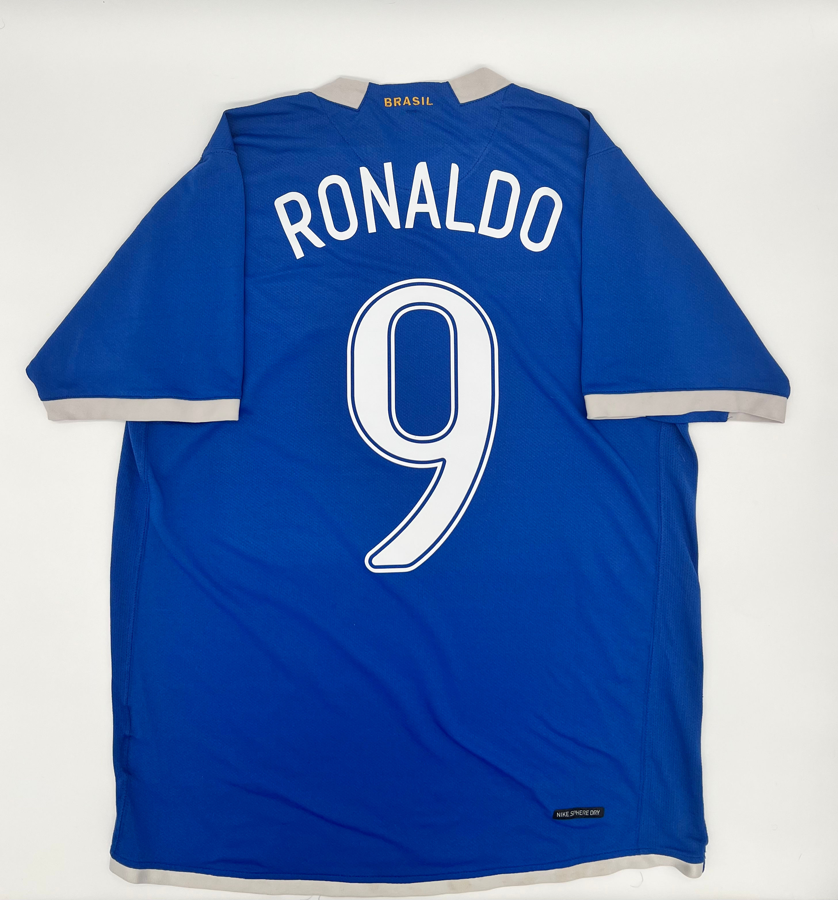 Ronaldo Brazil 2006 Away Jersey M Back View