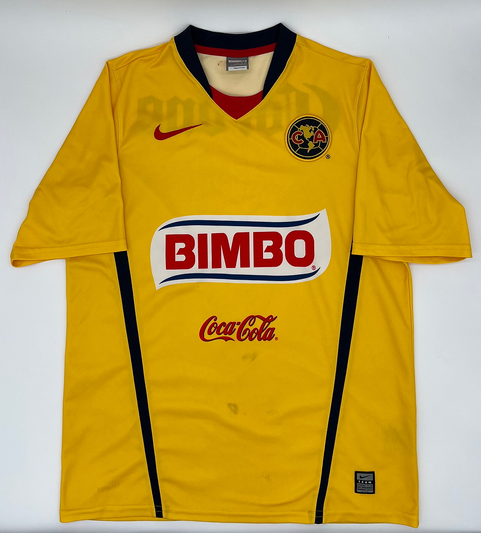 America 2008/2009 Home Cabañas #9 Soccer Jersey (M) Front View