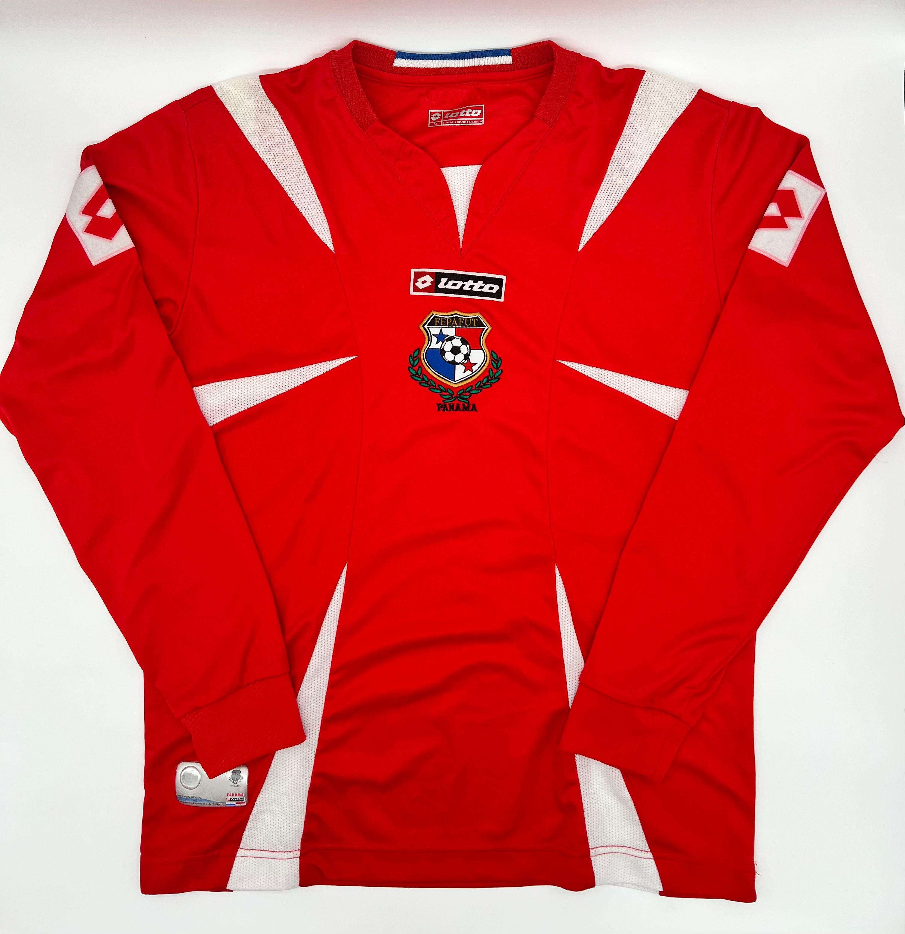 Panama 2007/2008 Home Long Sleeve Soccer Jersey (M)