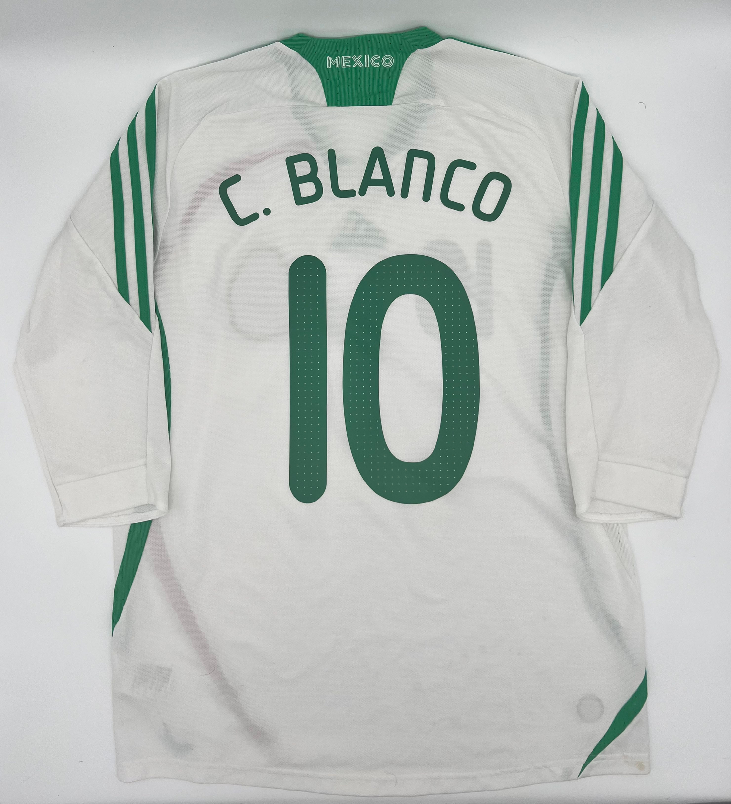Cuauhtemoc Blanco Mexico 2008 Away Jersey M Back View