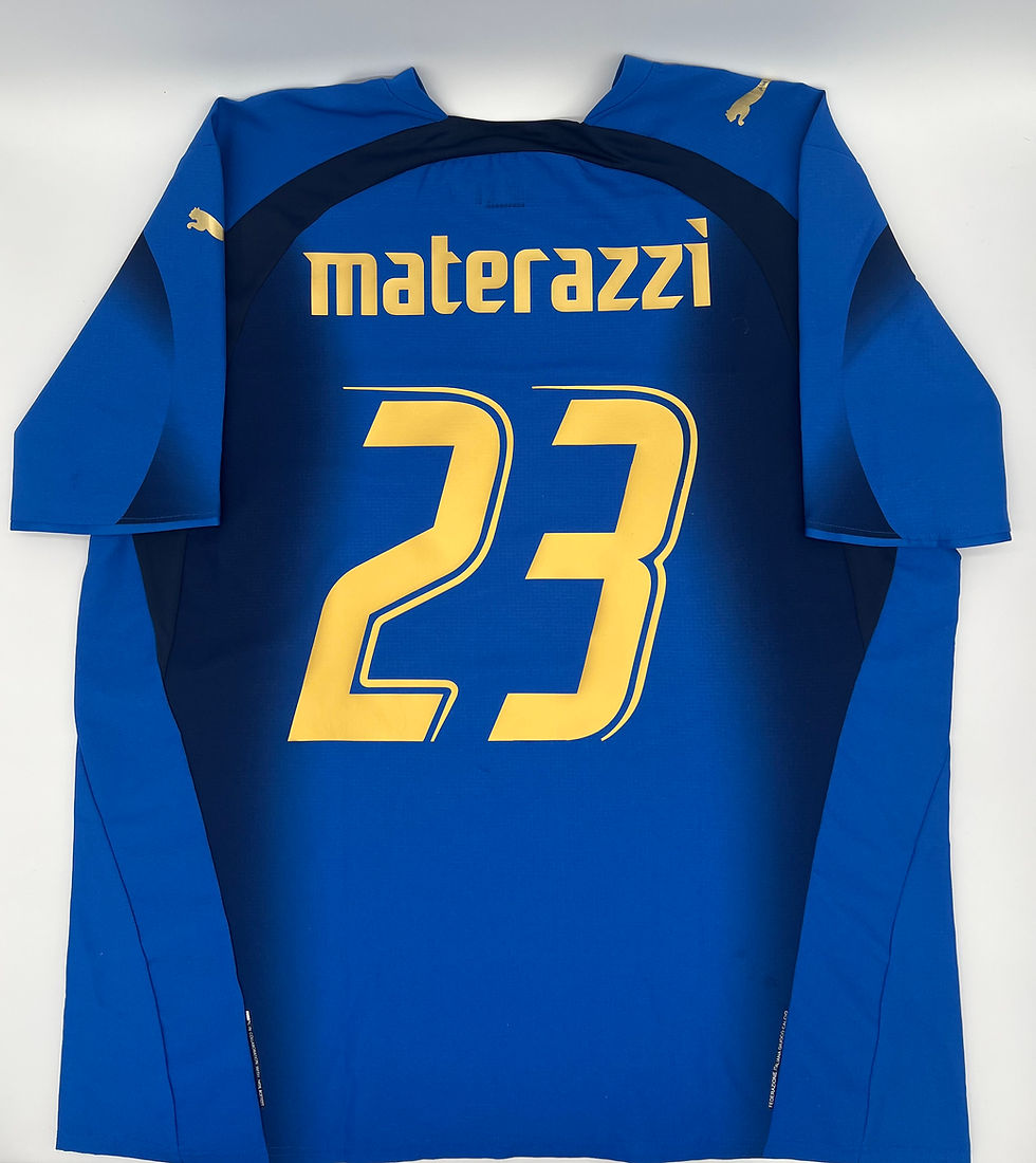 Thumbnail: Materazzi Italy 2006 Home Jersey XL Front View