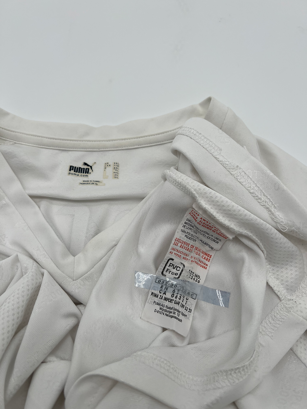 Thumbnail: Taarabt Tottenham 2007 Home Jersey XXL Tags Close Up View