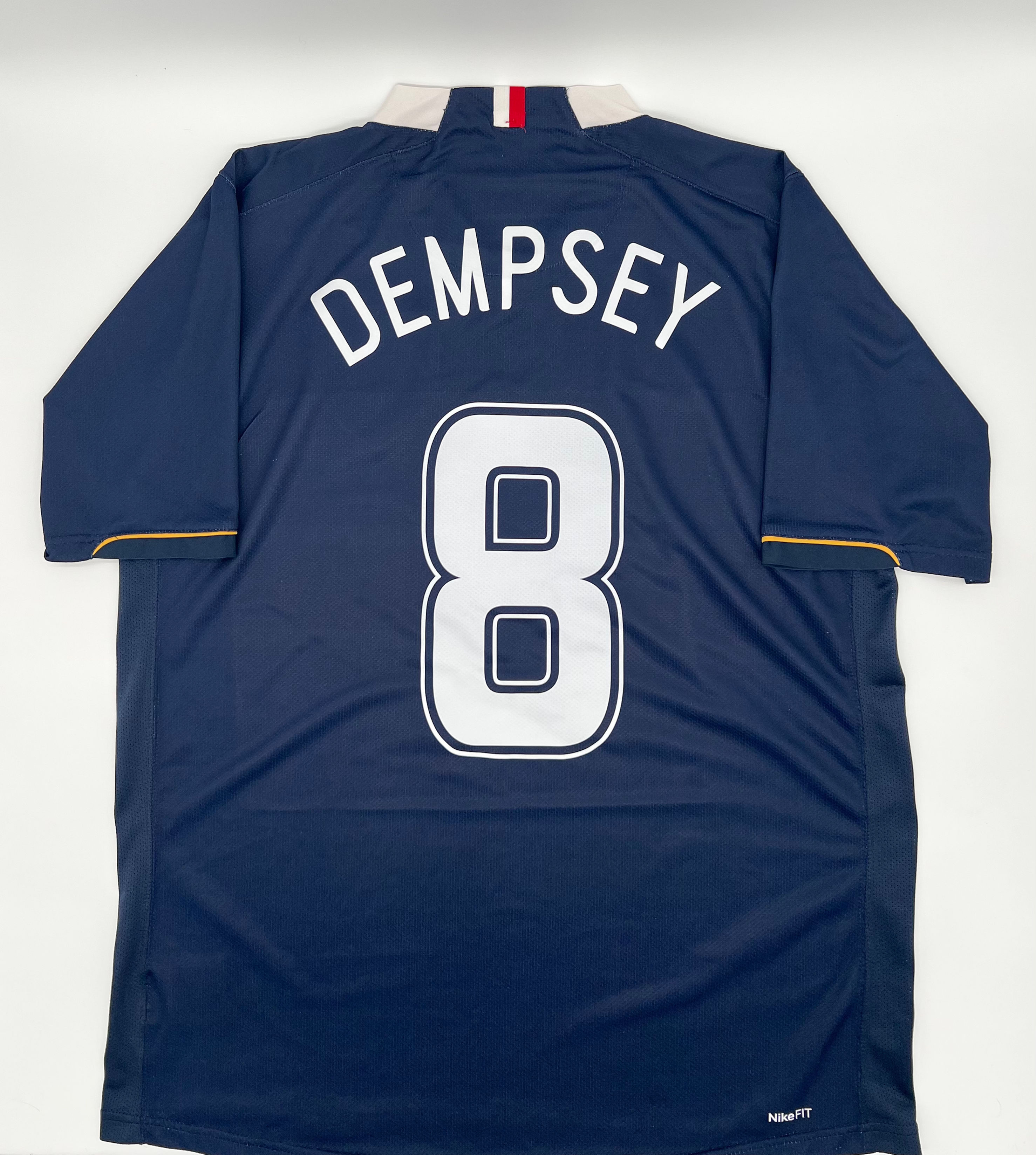 Dempsey USMNT 2006 Away Jersey L Back View