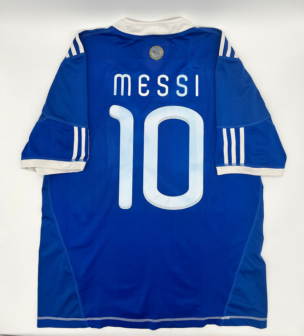 Messi Argentina 2010 Away M Back View