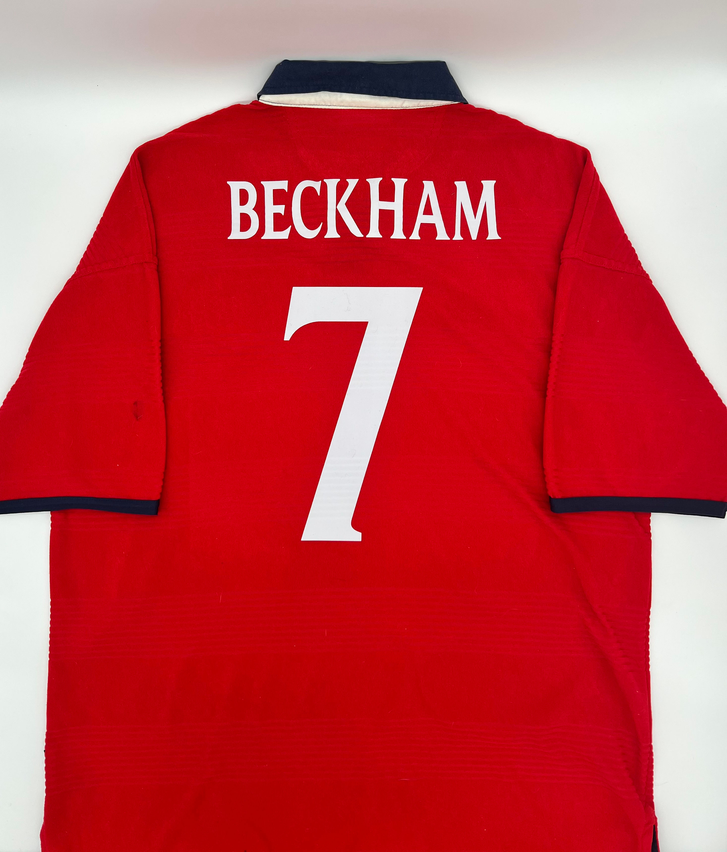 Beckham England 1999 Away Jersey XL Back View