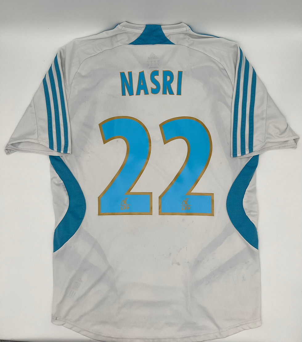 Nasri Marseille 2007 Home Jersey M Back View