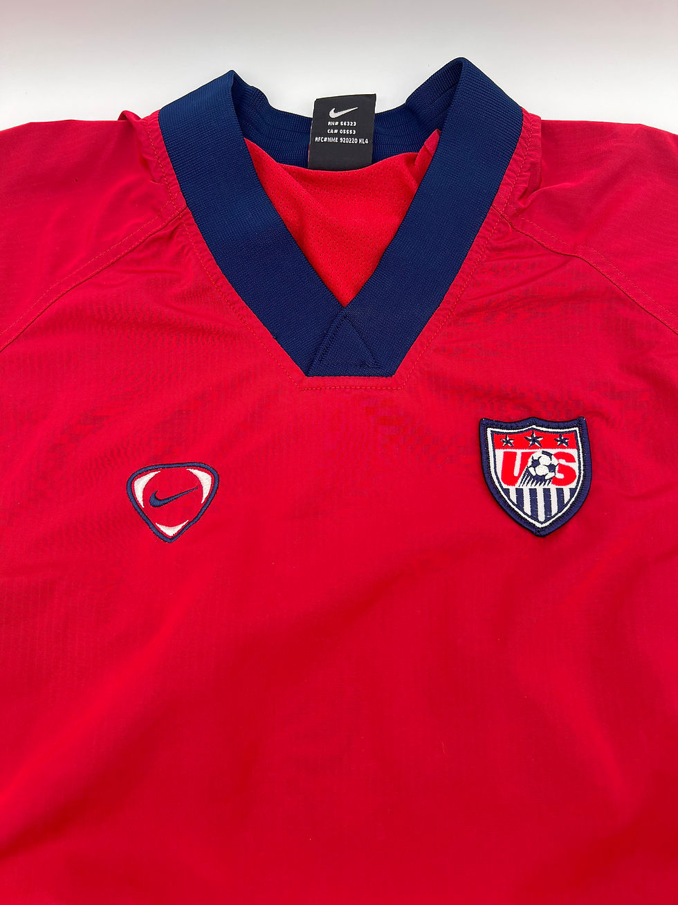 Thumbnail: USMNT 2002 Sweat Top M Front Close Up View