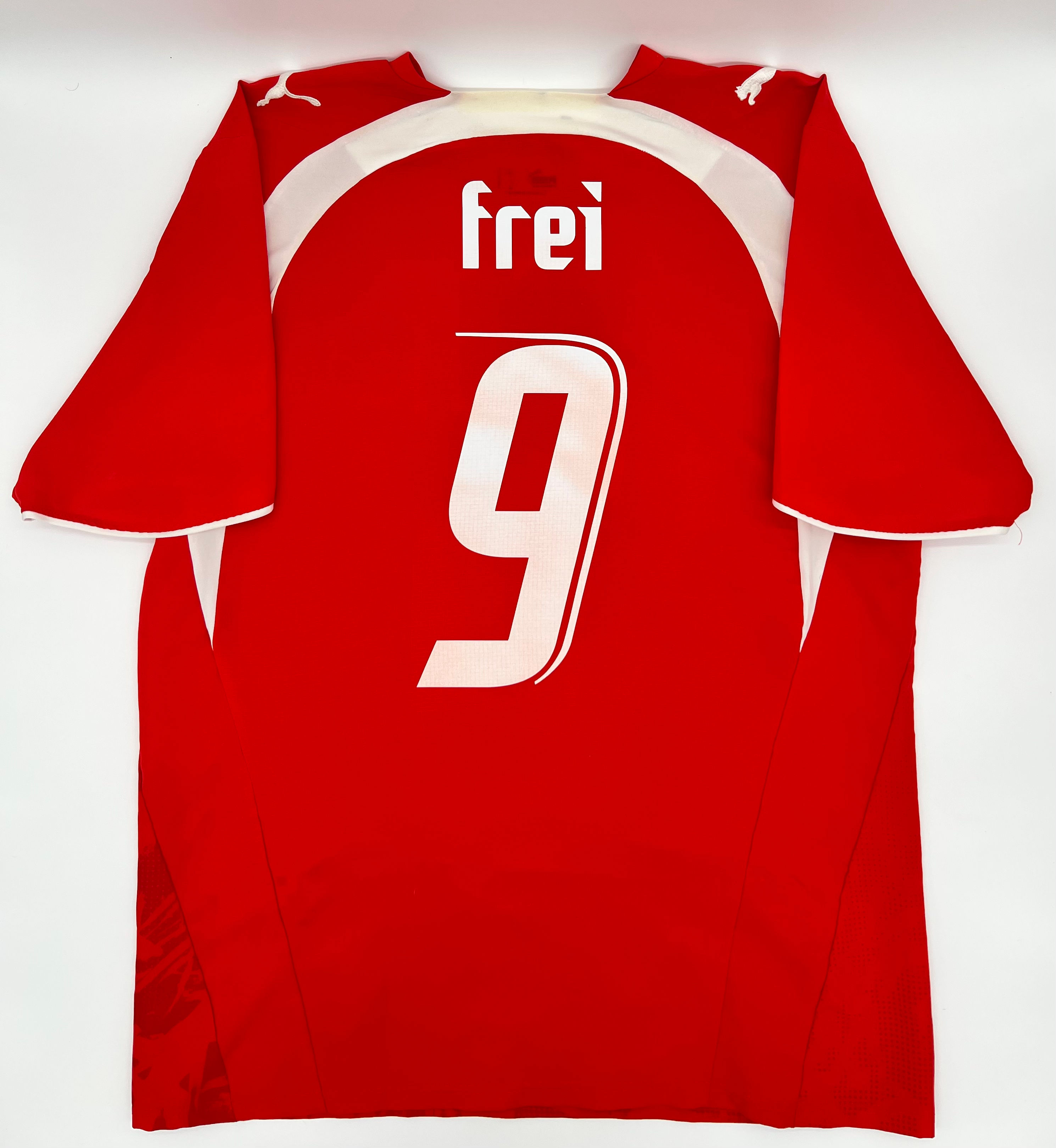 Switzerland 2006/2008 Home #9 Frei Soccer Jersey (L)