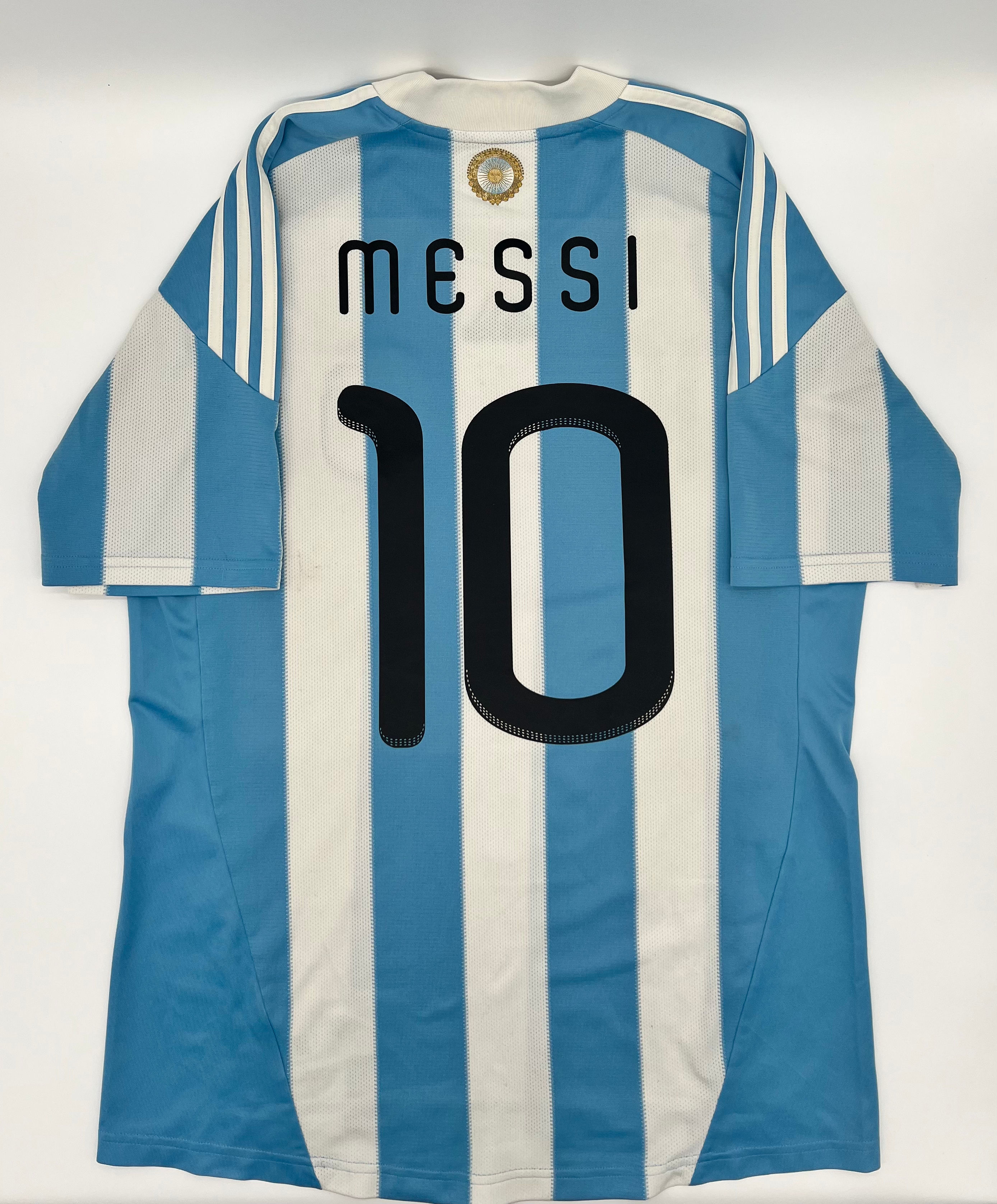 Messi Argentina 2010 Home Jersey M Back View