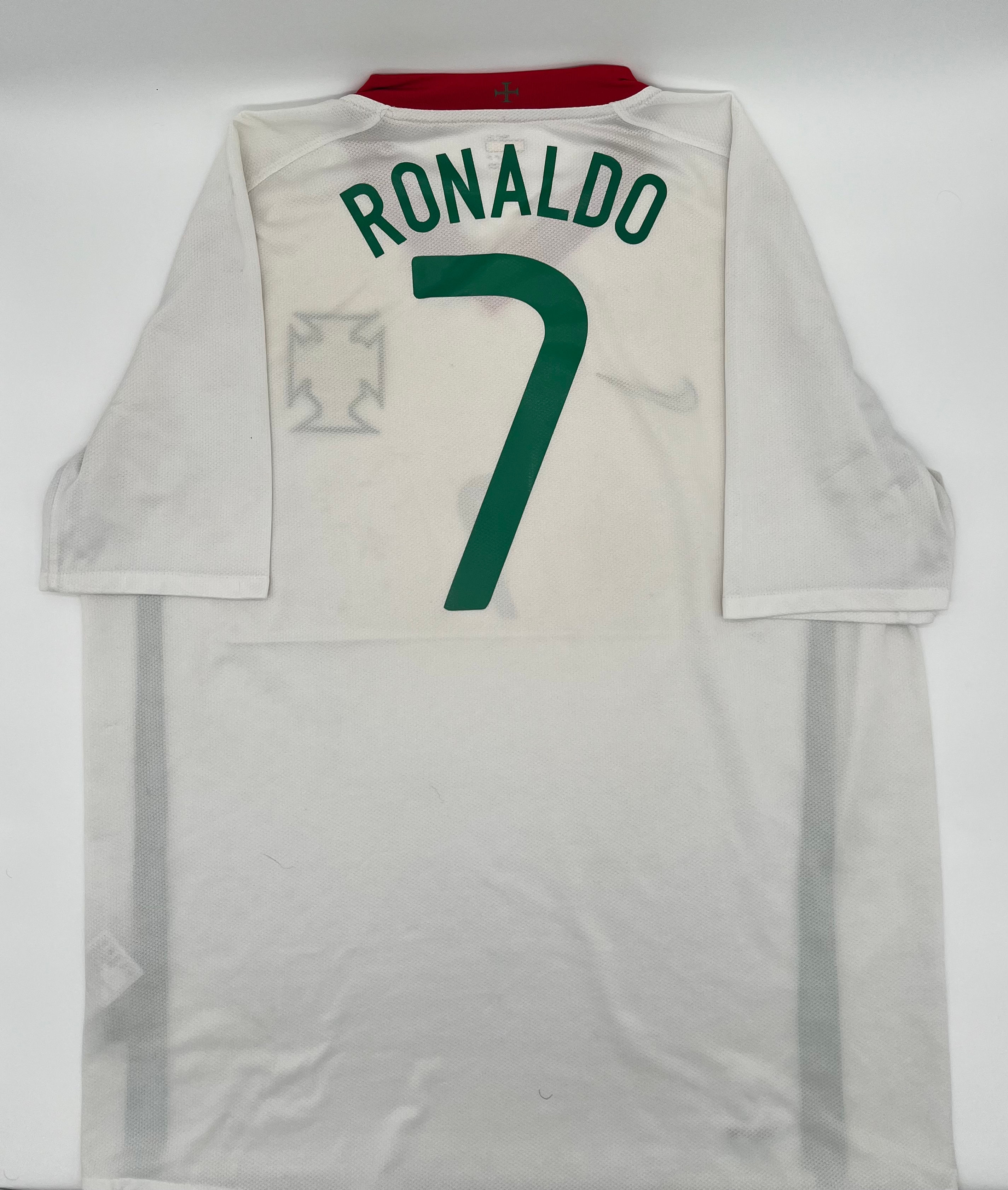 ronaldo portugal 2008 away jersey XL back view