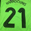 Thumbnail: karagounis Panathinaikos 2007 jersey away Back Close Up View