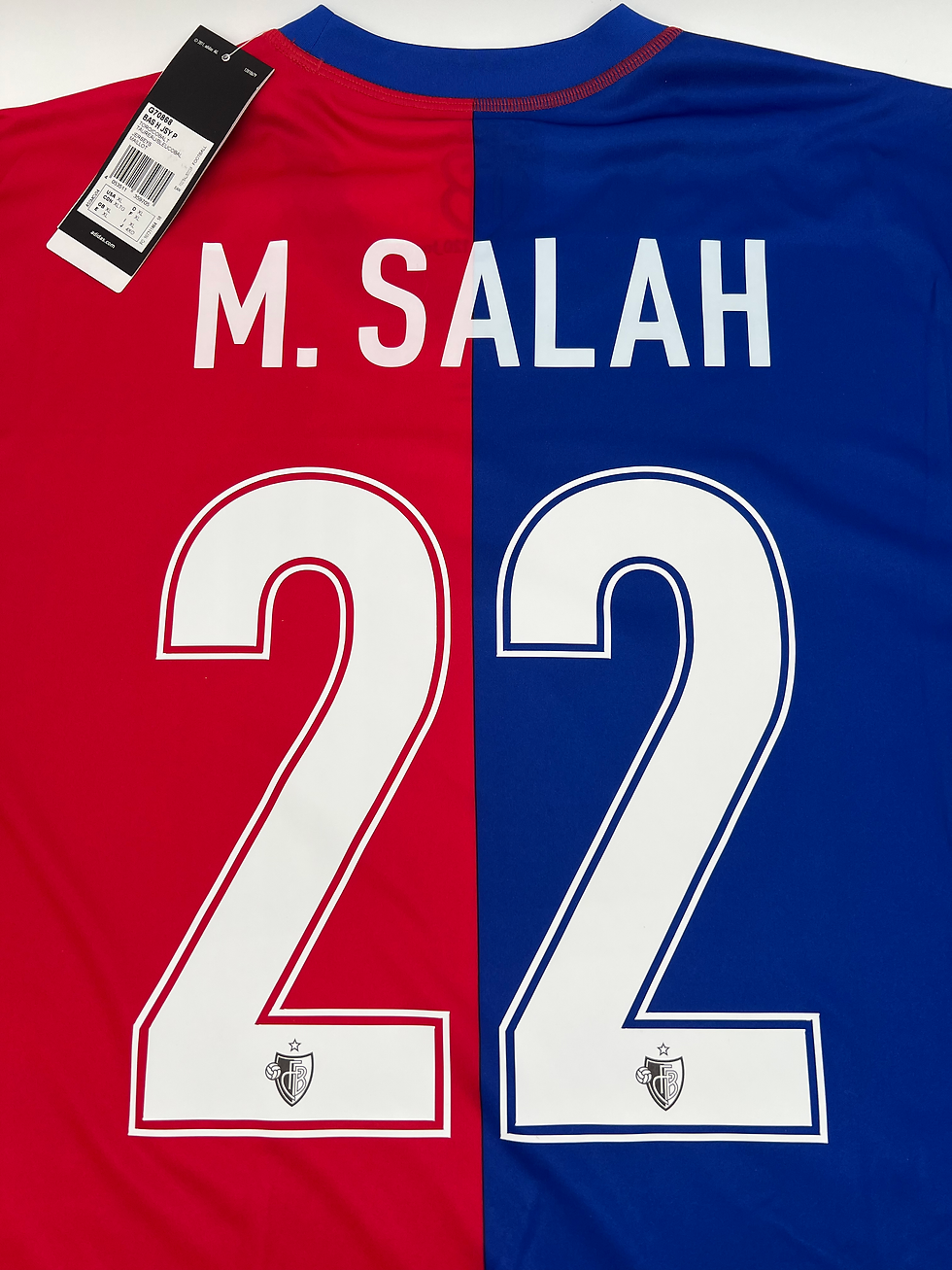 Thumbnail: Basel 2013/2014 Home Salah #22 Soccer Jersey (XL)