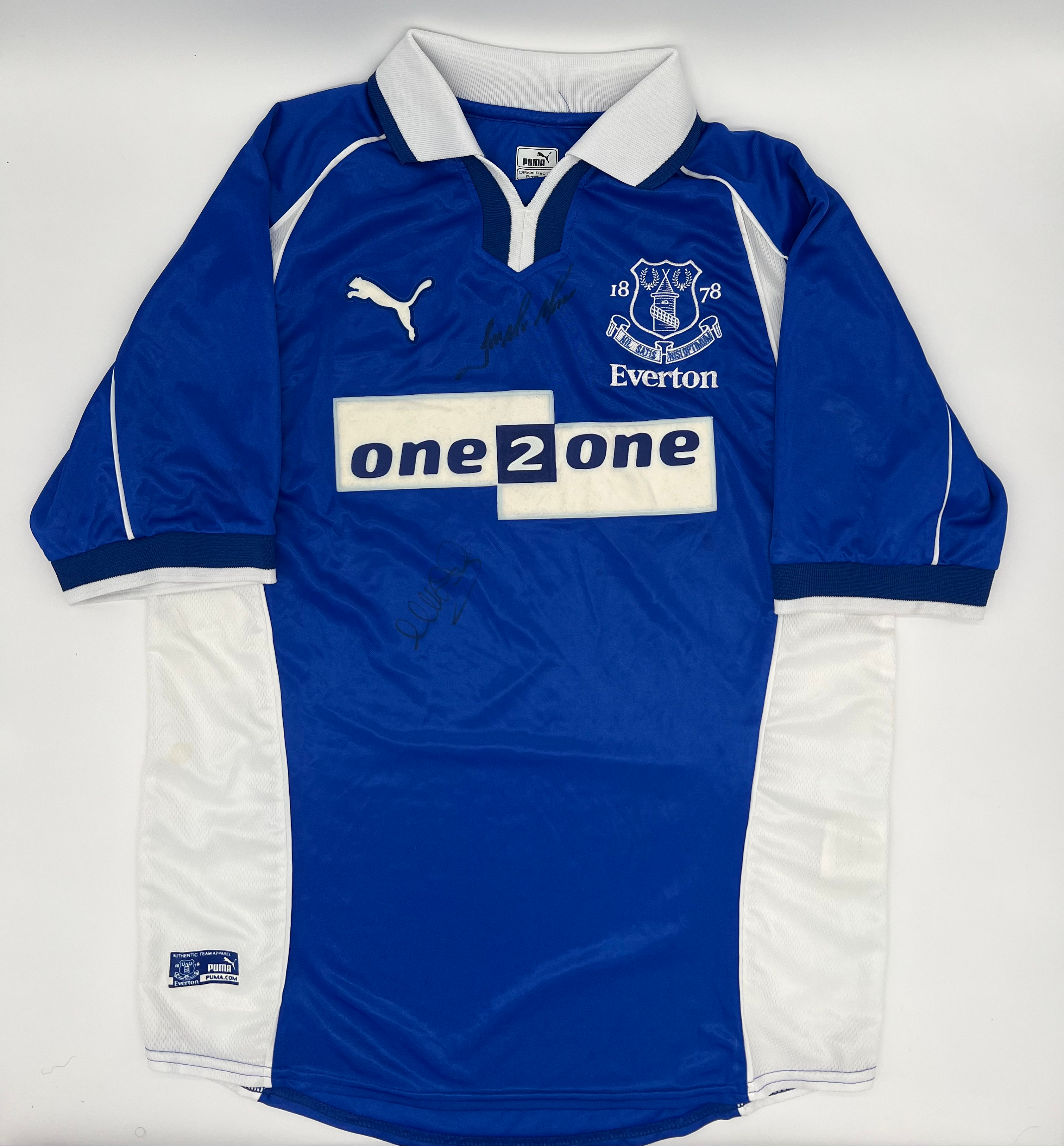 Everton FC 2000/2001 Home Soccer Jersey (M)