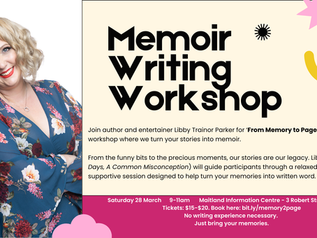 From Memory to Page: workshop with Libby Trainor Parker
