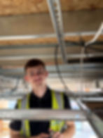 Alpine Air engineer carrying out installation work on-site.