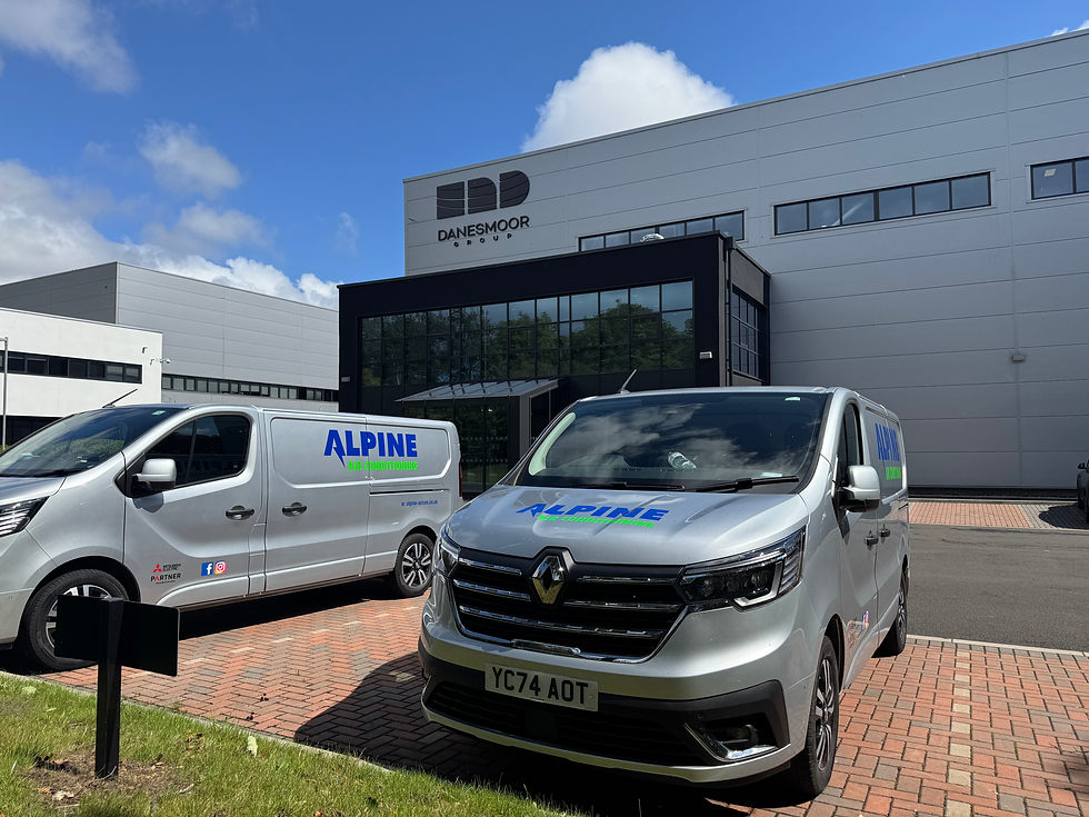 Alpine Air Vans Outside PWS Offices