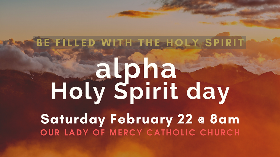 Alpha Holy Spirit Day Feedback Winter 2020