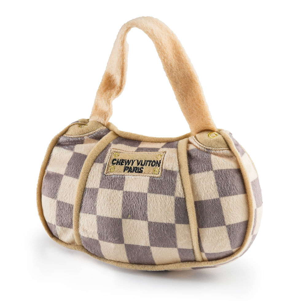 Thumbnail: Chewy Vuiton Checker Handbag