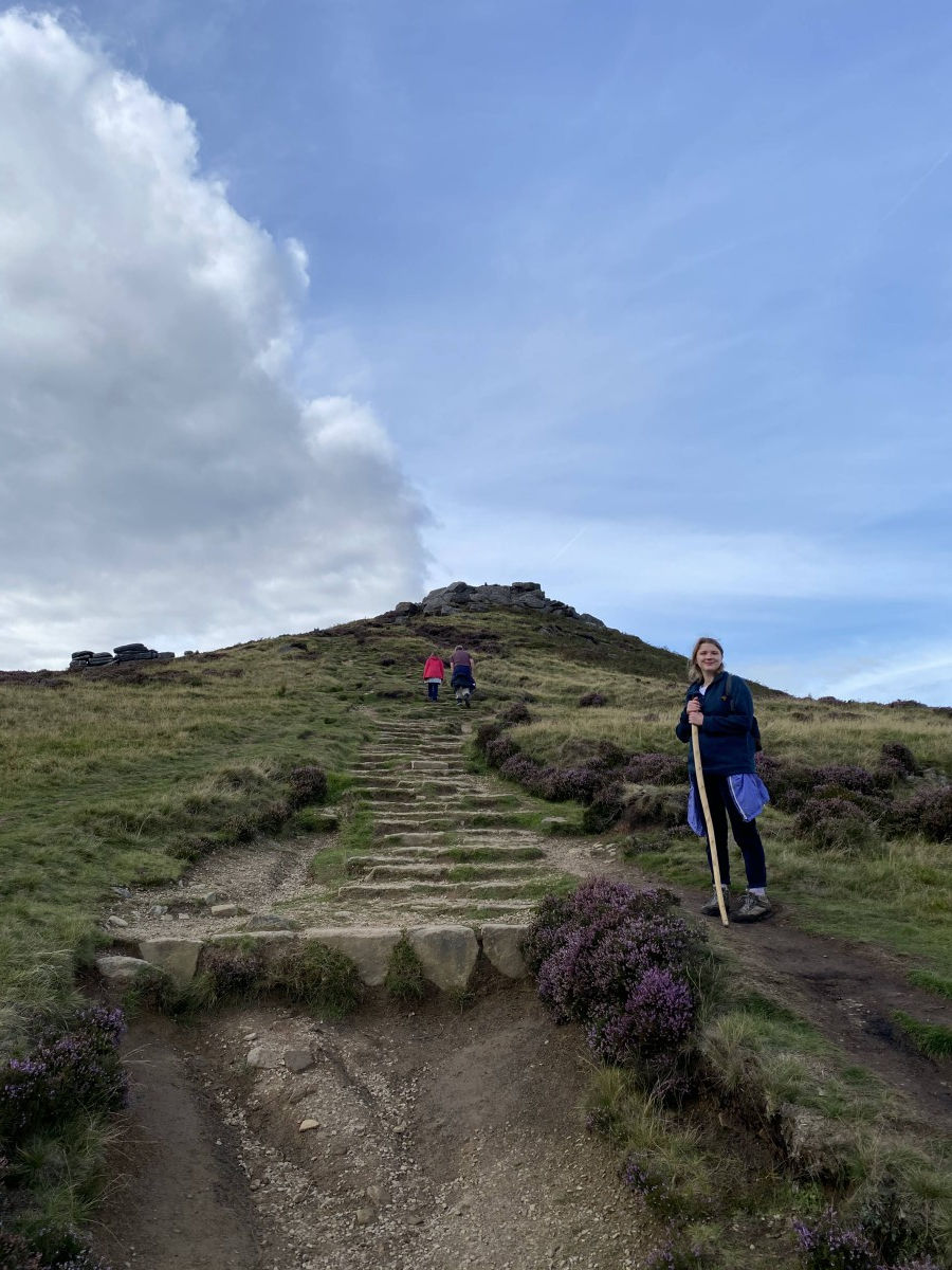 Stone steps at Higger Tor