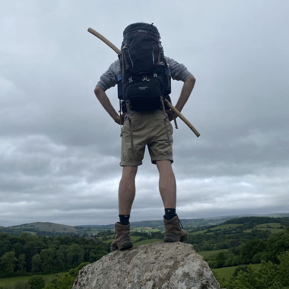 Looking at Dartmoor on Two Moors Way