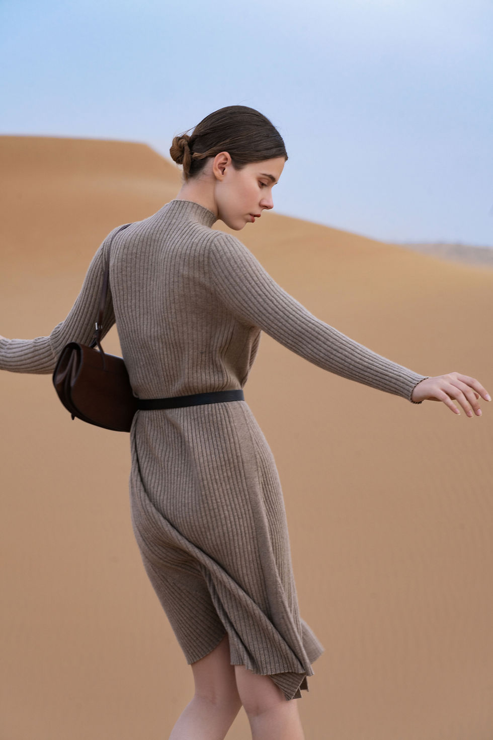 Thumbnail: Ana Ribbed Midi Dress