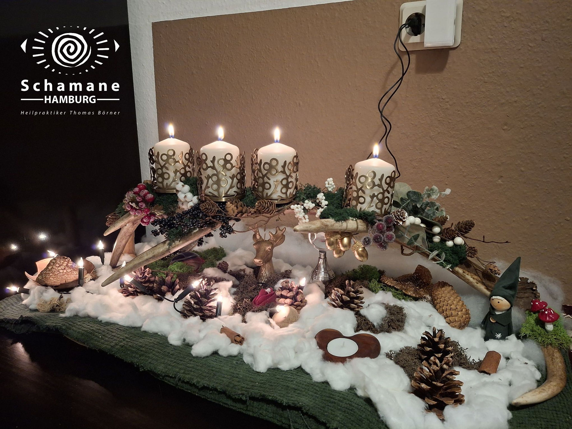 Licht-Altar zur Wintersonnenwende 2024