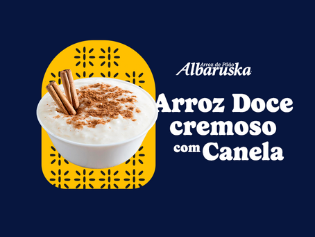 receita de arroz doce cremoso com canela