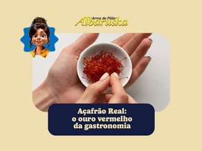 Açafrão real: o ouro vermelho da gastronomia