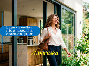Lugar de mulher não é na cozinha: é onde ela quiser!