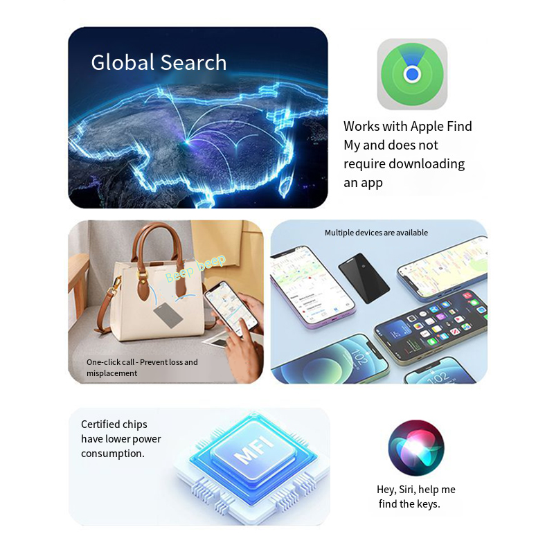 Thumbnail: Wallet Tracker Card Wireless