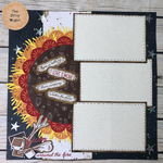 Scrapbook layout camping