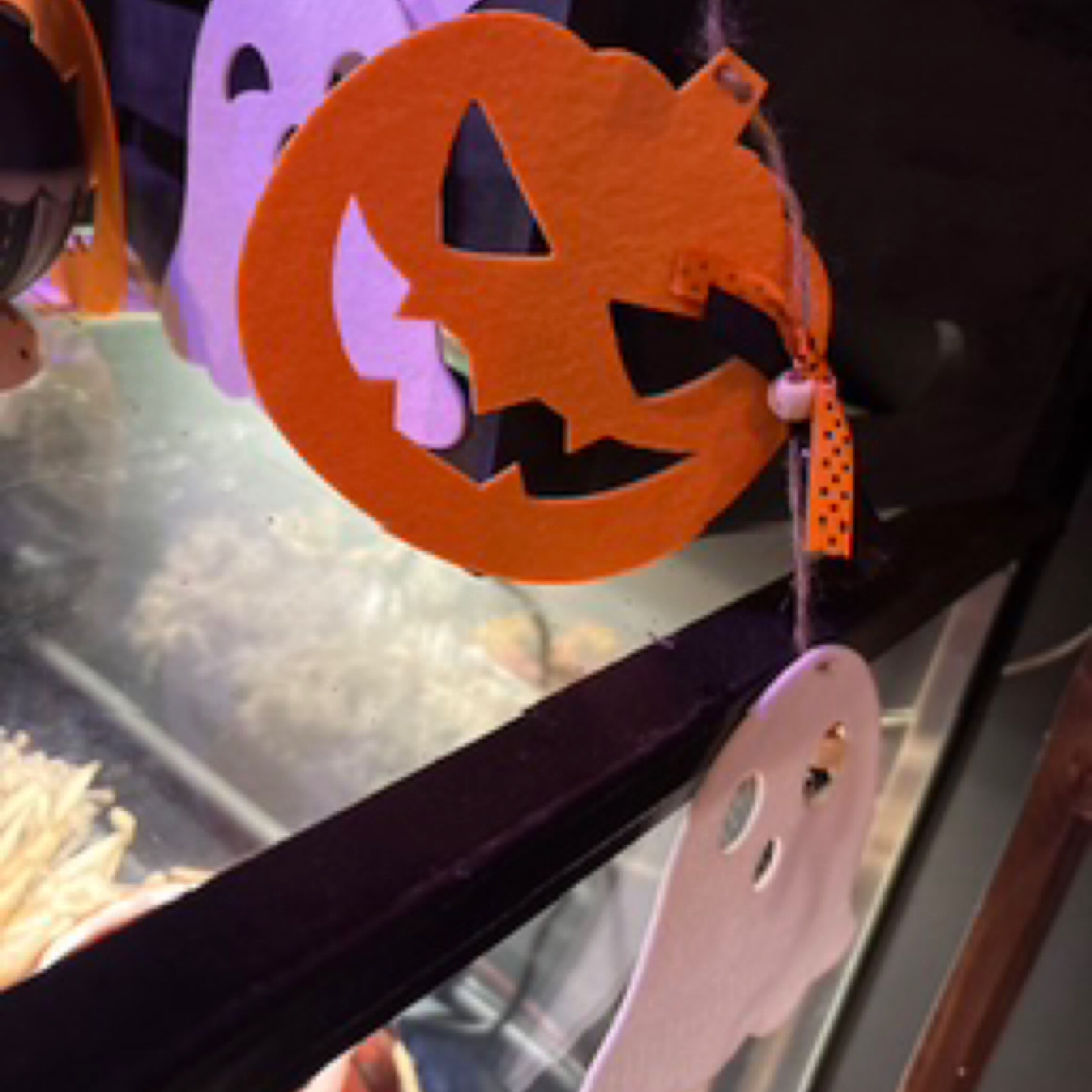 Ghost and Pumpkin Garland