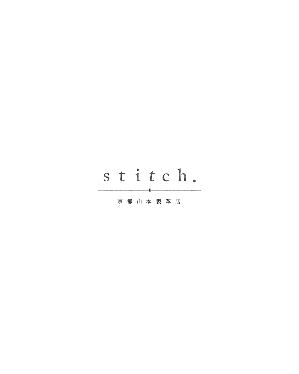 ISSUE 00｜stitch．