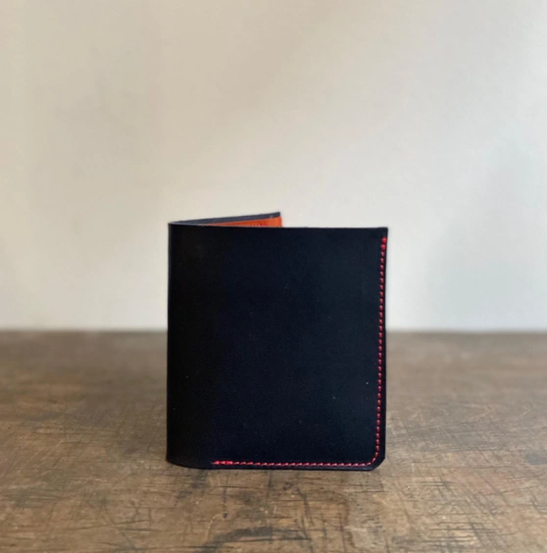 テトラ・ウォレット　　ブラックxオレンジ