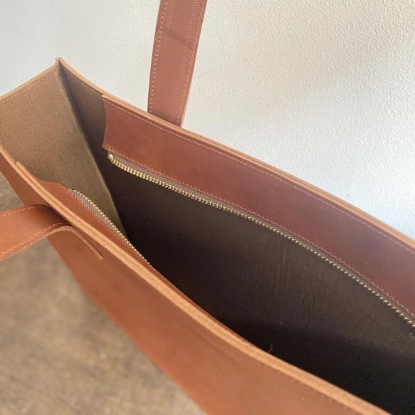 Thumbnail: クラシックビジネストート　茶