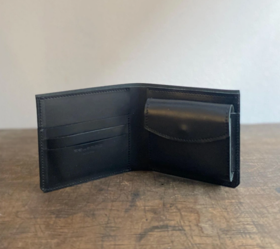 最高級　コードバン財布 CORDOVAN(コードバン) Lファスナー二つ折り財布｜コードバン｜最