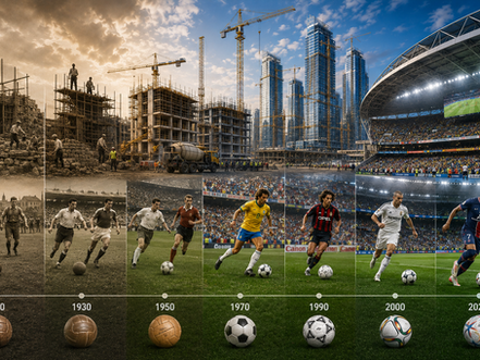 A História da Construção Civil e do Futebol