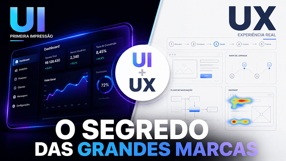 UI ou UX? O detalhe que separa um site lindo de um site que ninguém aguenta usar