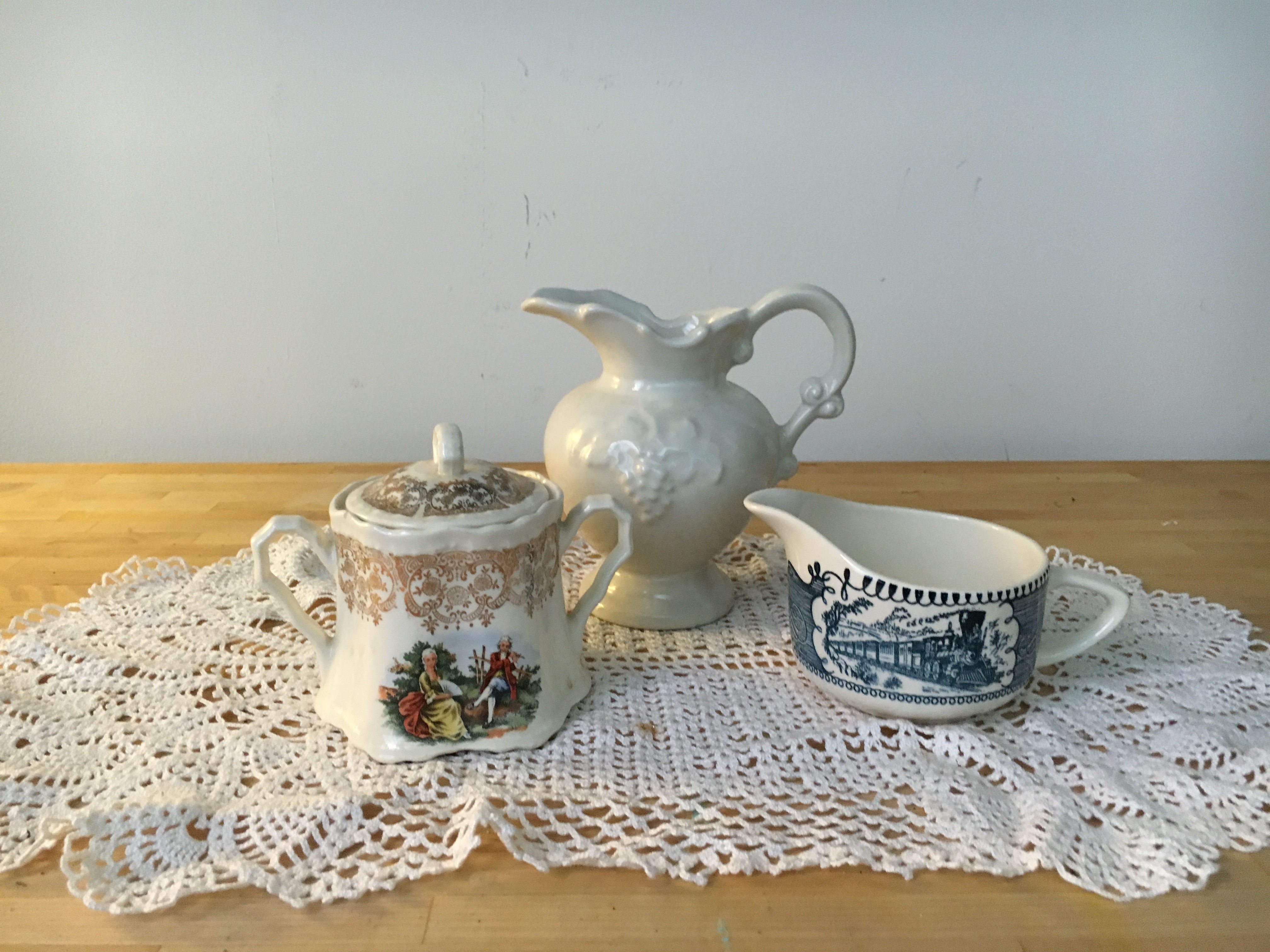 Sugar Bowls and Creamers