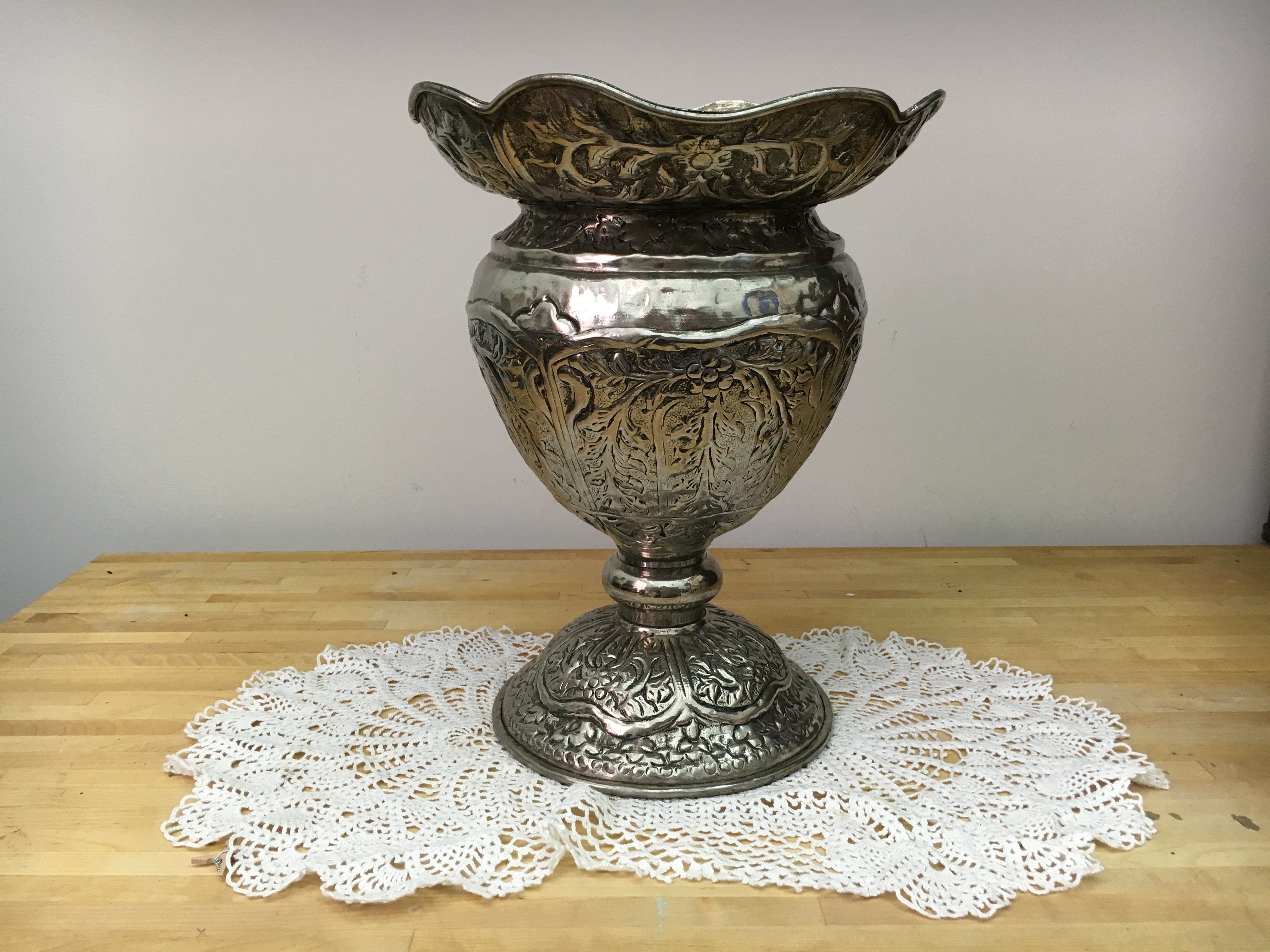 Large Silver Urn