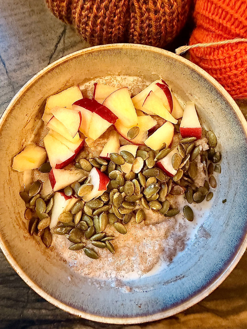 Fall Flavored Breakfast Bowl is healthy comfort food.....