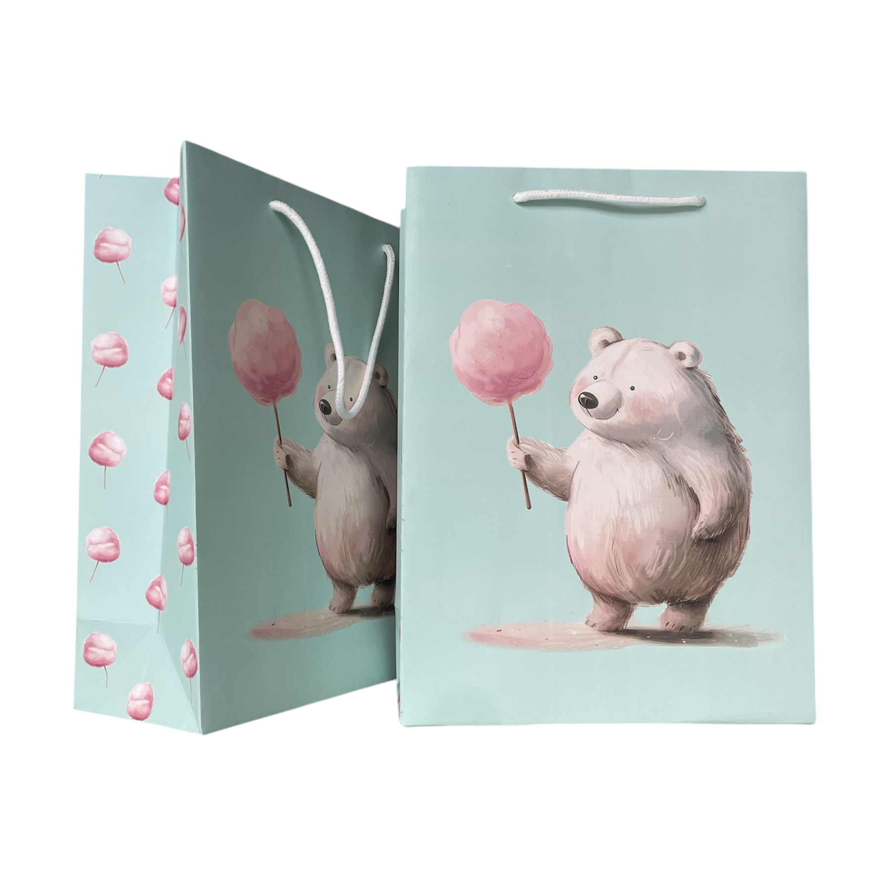 Cotton Candy Bear Gift Bag