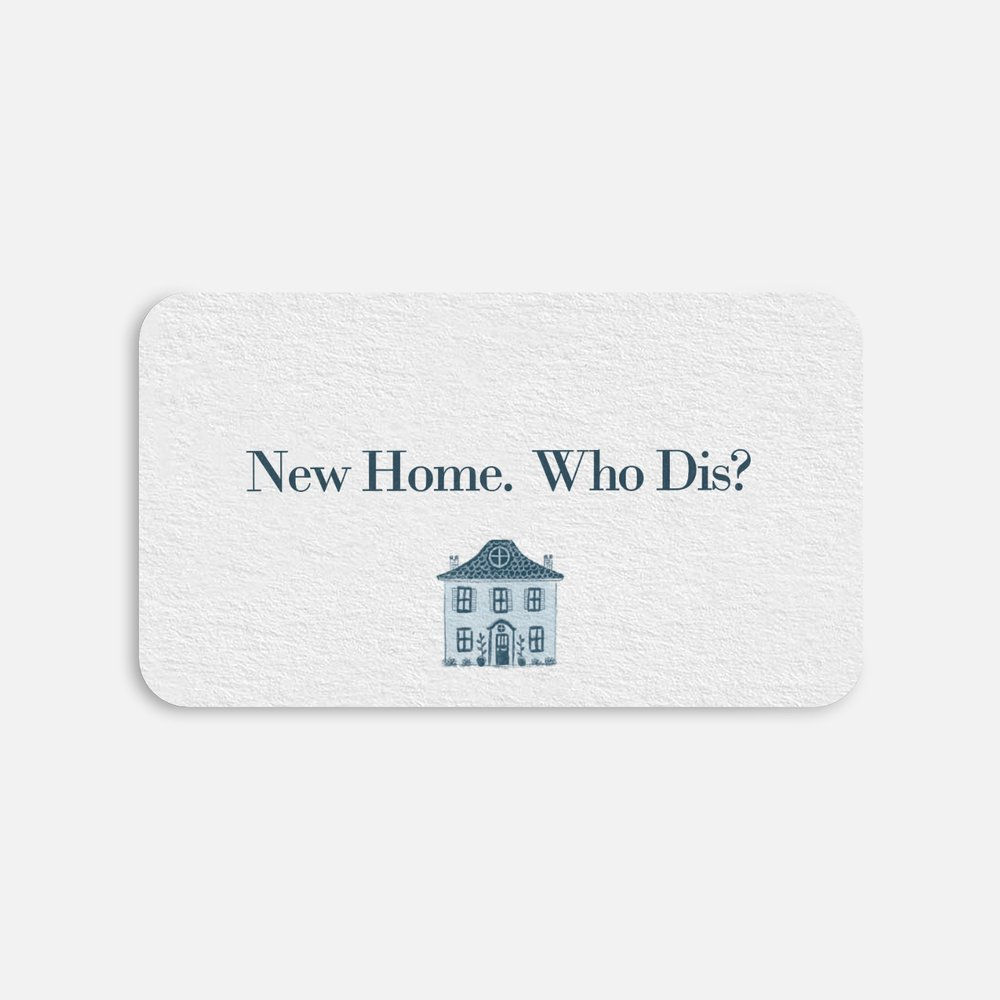 New Home. Who Dis? Mini Note Card Box Set