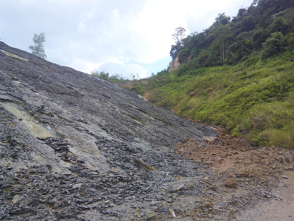 Pekanbaru Death Railway Coal mine at camp 14