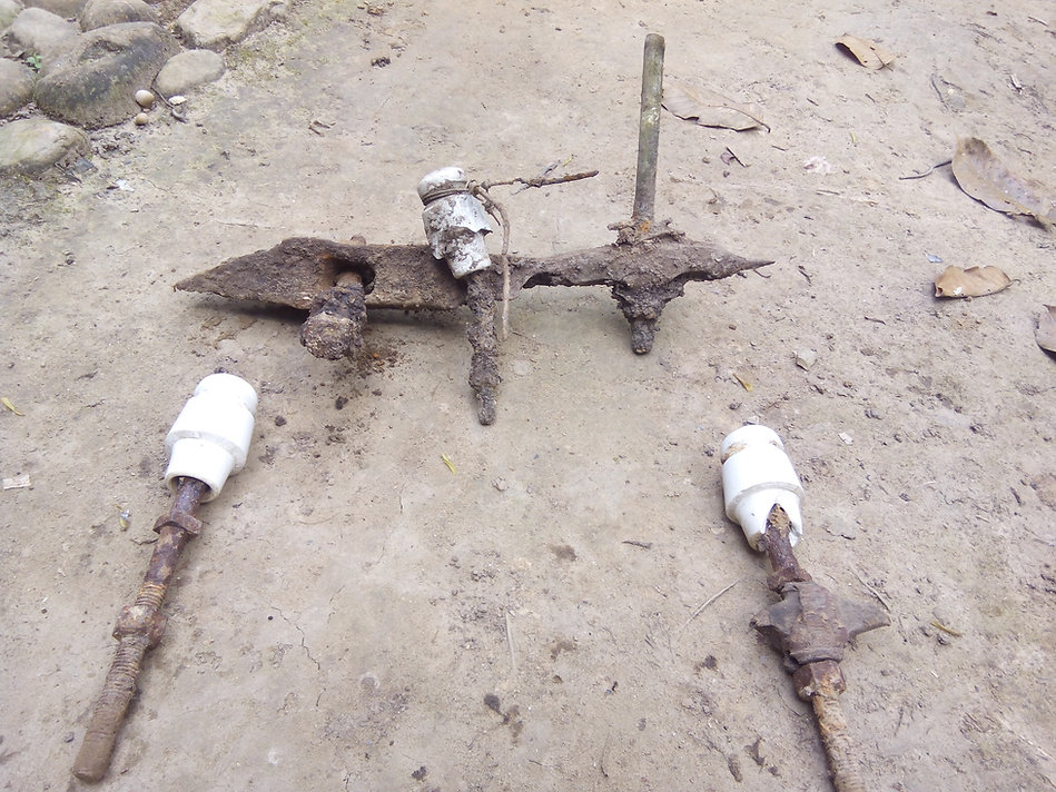Pekanbaru Death Railway Artifacts at camp 14